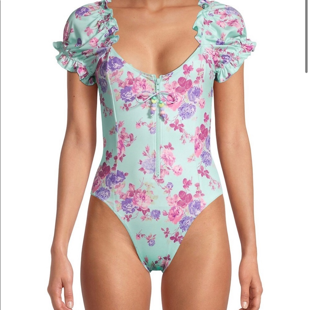Love shack fancy bathing suit